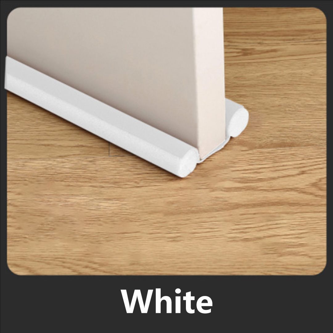 Door gap and bottom sealing strip-White