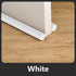 Door gap and bottom sealing strip-White
