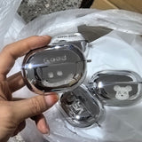 SmileyFace AirPods 1 2 Bluetooth Earbud Case with matching ring