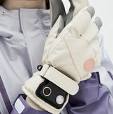USB Heated Gloves for Outdoor White