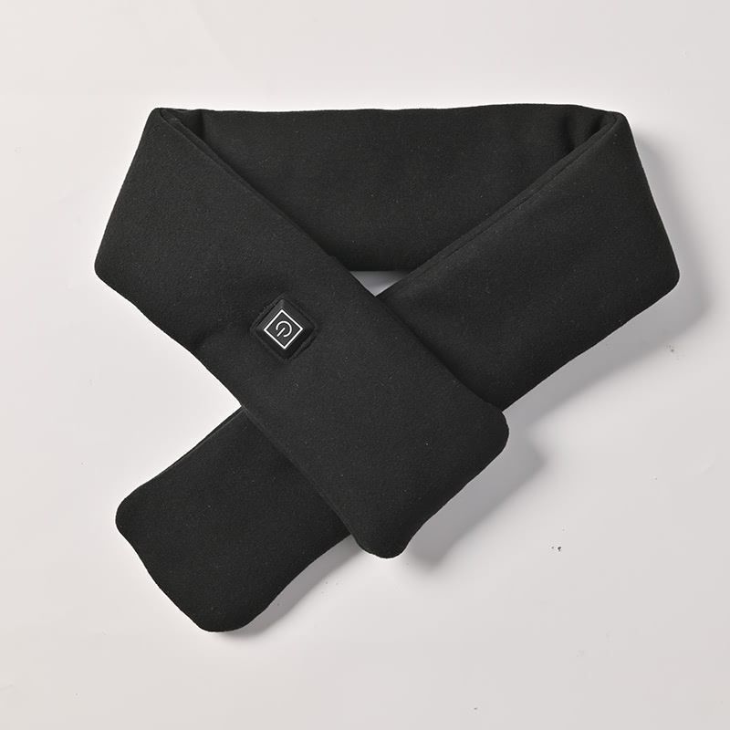 USB Rechargeable Graphene Heated Neck Warmer Black-Gift Box Edition