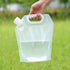 Outdoor portable folding water storage bag-3L transparent