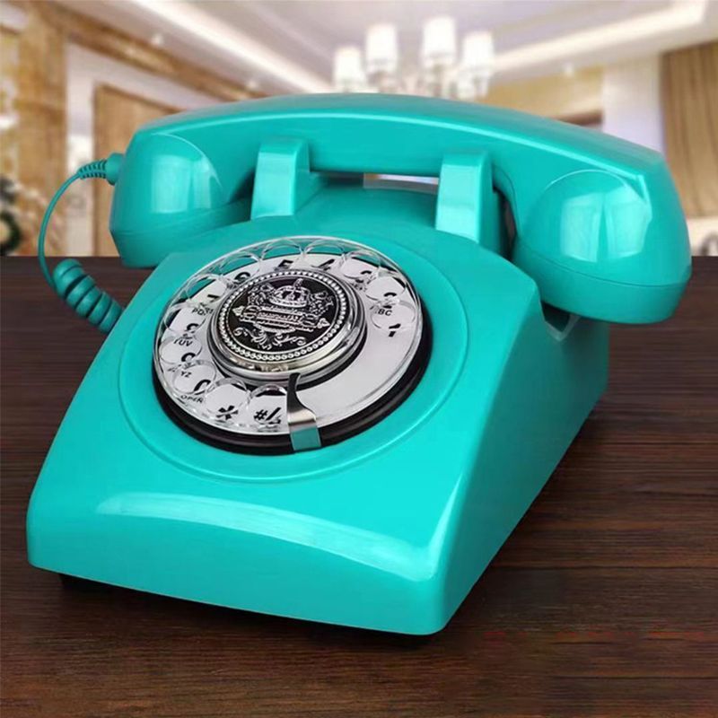 Wireless Bluetooth Desk Phone Style 1-Sky Blue