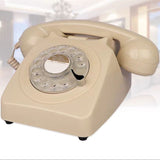 Wireless Bluetooth Desk Phone Style 2-off-white