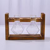 HydroponicWoodenFramewithSnap-On-DiamondDoubleBottle