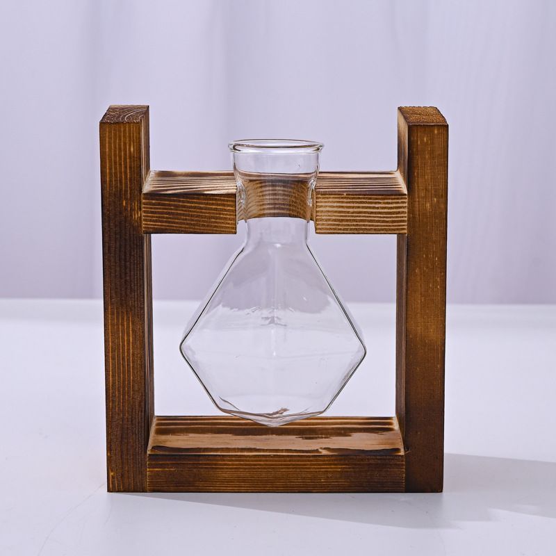 HydroponicWoodenFramewithSnap-On-DiamondSingleBottle