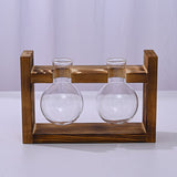 HydroponicWoodenFramewithSnap-On-SphericalDoubleBottle