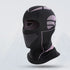 Black and Pink Unisex Windproof Ski Balaclava, Thermal Neck Gaiter & Motorcycle Face Mask