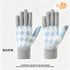 2Pcs Touchscreen Knitted Gloves Light-Gray