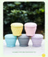 4Pcs Portable Folding Outdoor Water Cup - Pink 