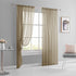 2 Pack Semi Blackout Sheer Curtains Light Mocha