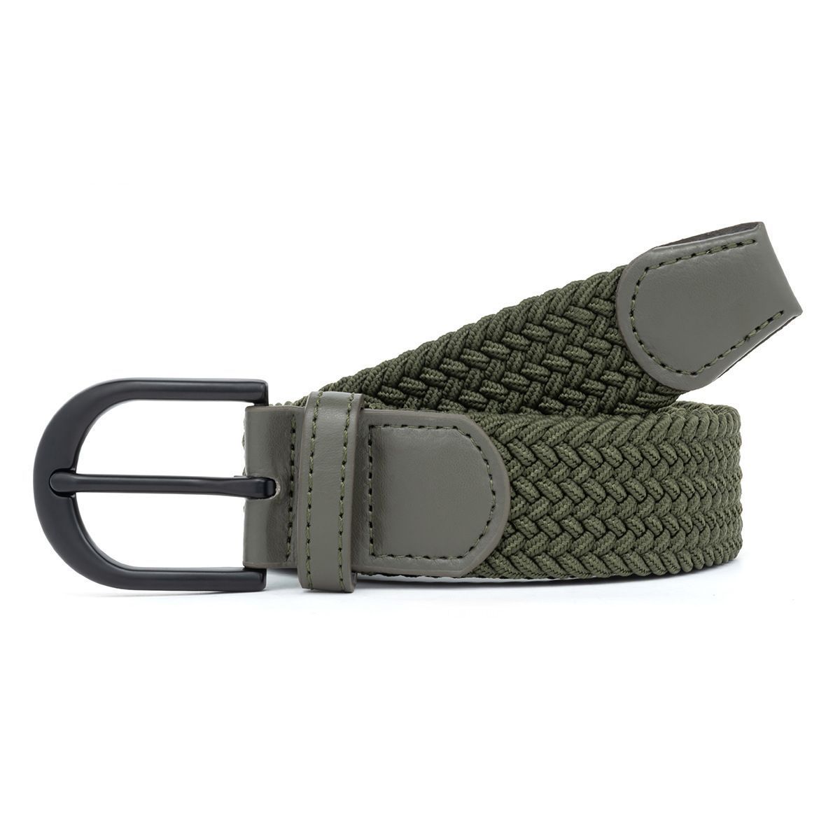 Men's Woven Belt Army Grn 01