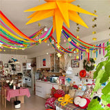 Colored Crepe Paper 19 Colors Set