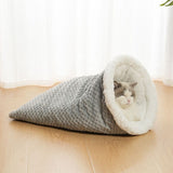Upgraded Support Pet Warm Bed Gray