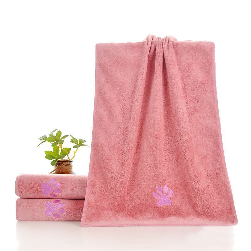 Pink Pet Towel 35x75cm 5Pcs