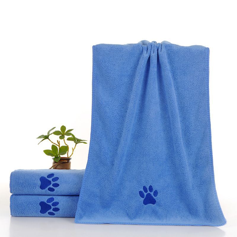 Blue Pet Towel 35x75cm 5Pcs