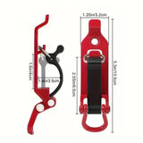 8 Pcs Fixed Hanging Latch Red