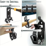 8 Pcs Fixed Hanging Latch Black