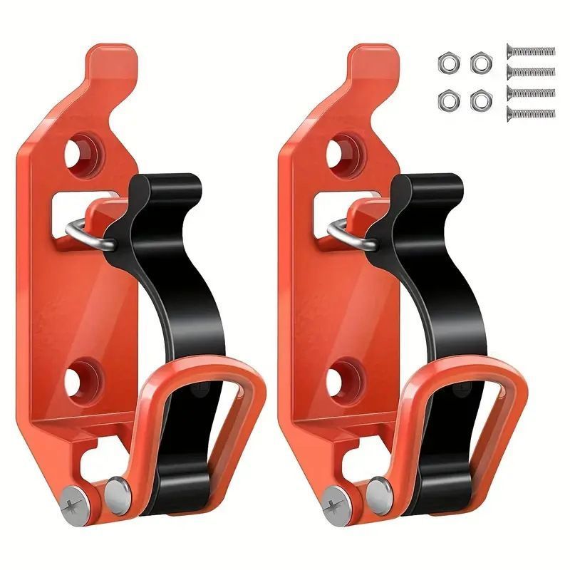 8 Pcs Fixed Hanging Latch Orange
