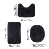 Bathroom Rugs Sets Black