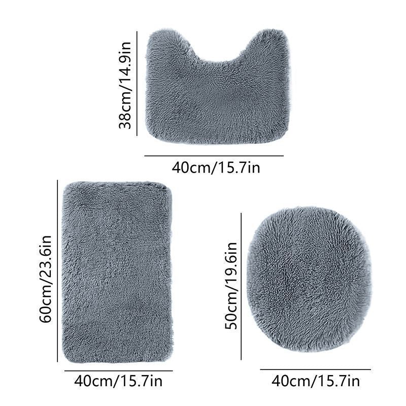 Bathroom Rugs Sets Grey