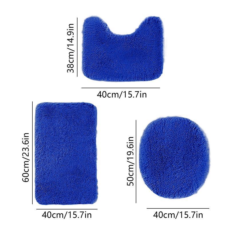 Bathroom Rugs Sets Blue