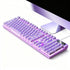 104 Keys Wired Keyboard Purple