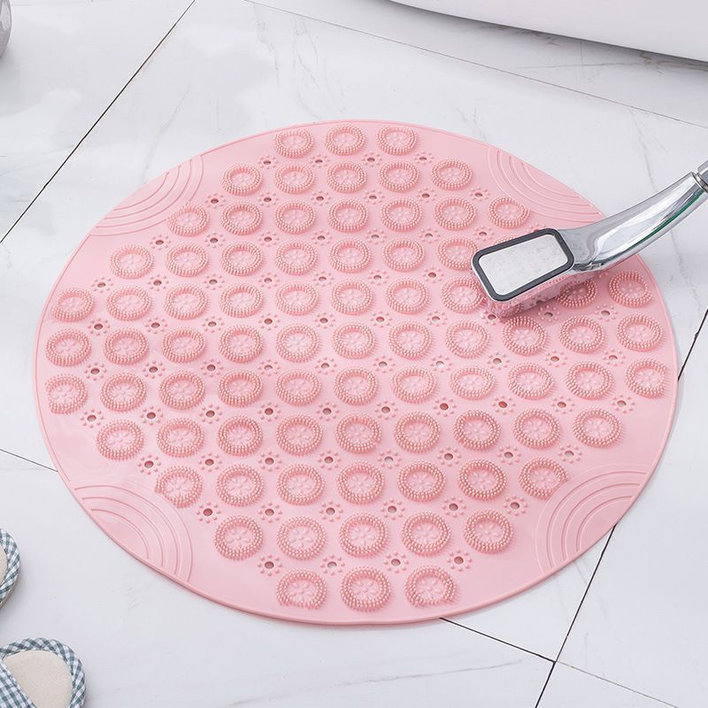 Pink Non-Slip Bath Mat 30×30cm
