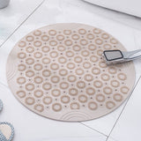 Ivory Non-Slip Bath Mat 30×30cm