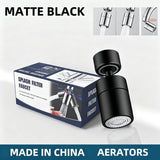 Splash-proof Nozzle Matte Black
