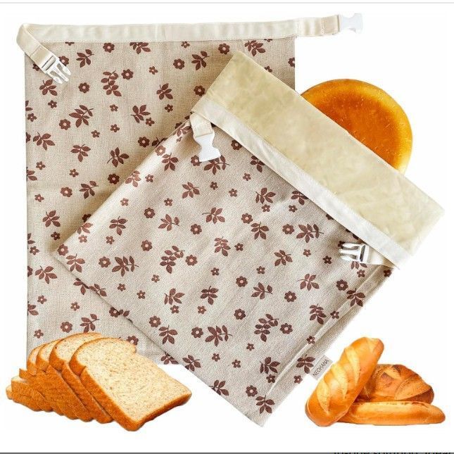 2 Pack Beeswax Bread Bags
