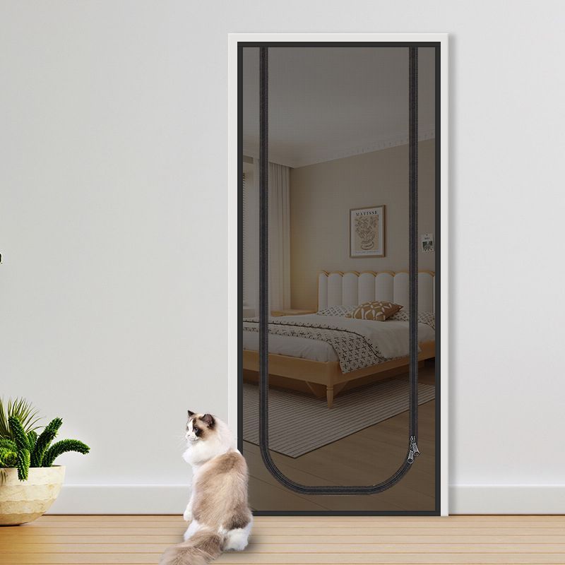 Pet Zipper Screen Door Black 85 x 210cm