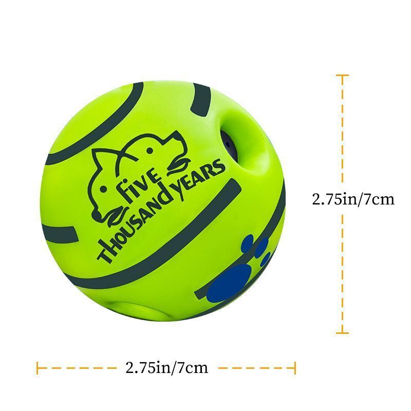 7cm Dog Squeaky Ball OPP Bag