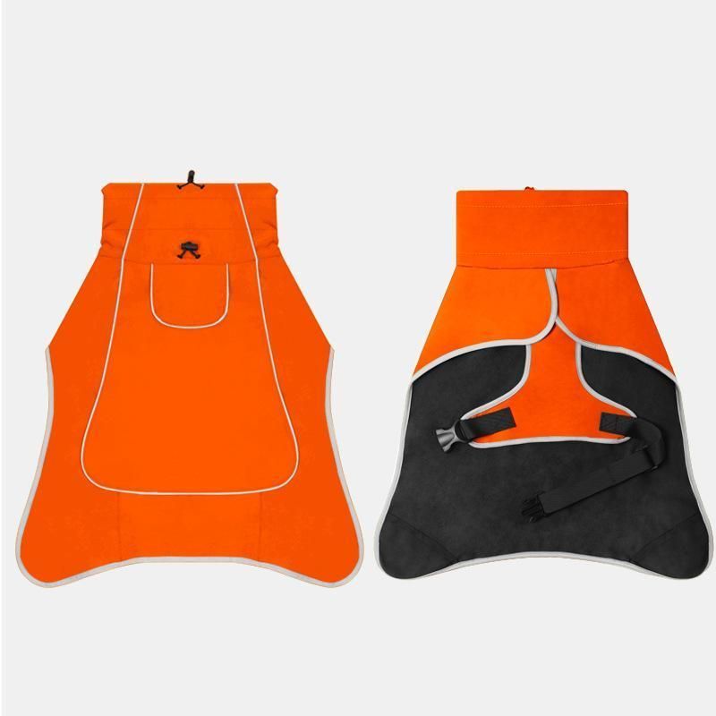 Dog Winter Fleece-Vibrant Orange XL