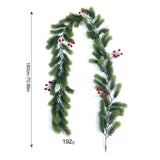 Christmas Artificial Pine Needle Red Berry Decoration