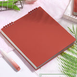 Lined Notebook Wine Red 60 Sheets/120 Pages