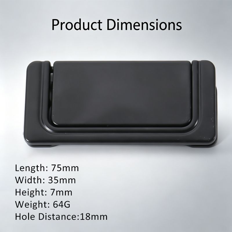 10 Pcs M8851-64 Black Hidden Snap