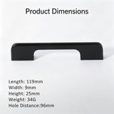10 Pcs K882-96 Black
