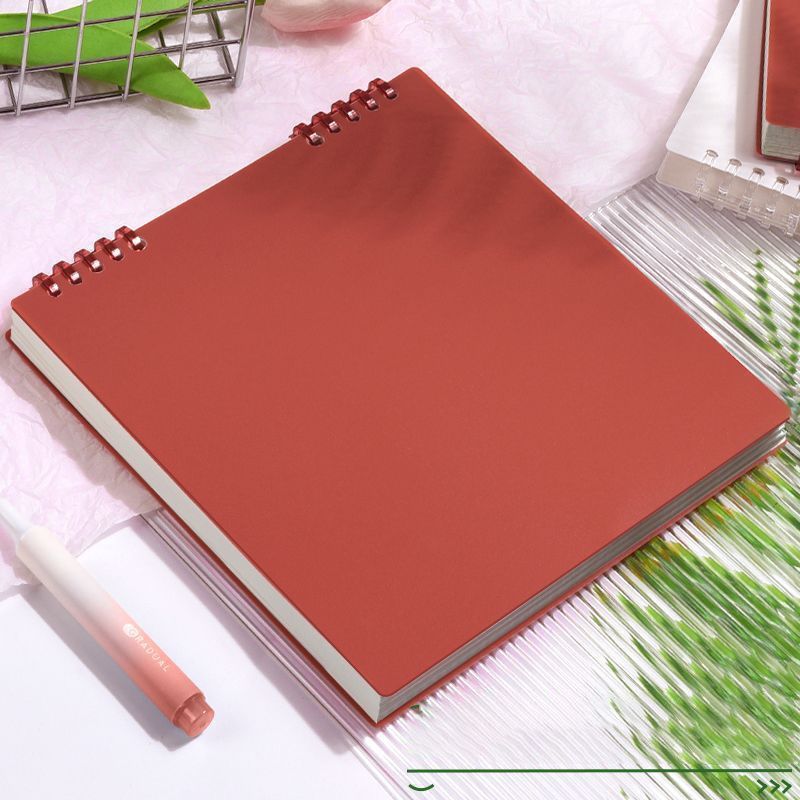 Blank Notebook Wine Red 60 Sheets/120 Pages