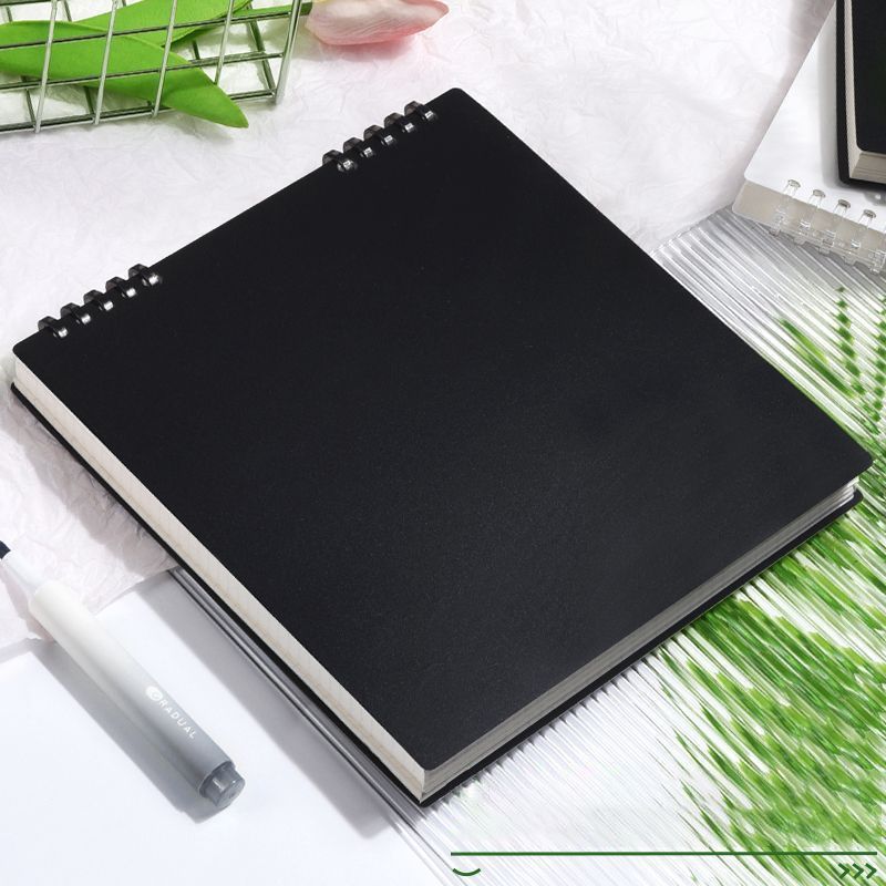 Blank Notebook Minimalist Black 60 Sheets/120 Pages