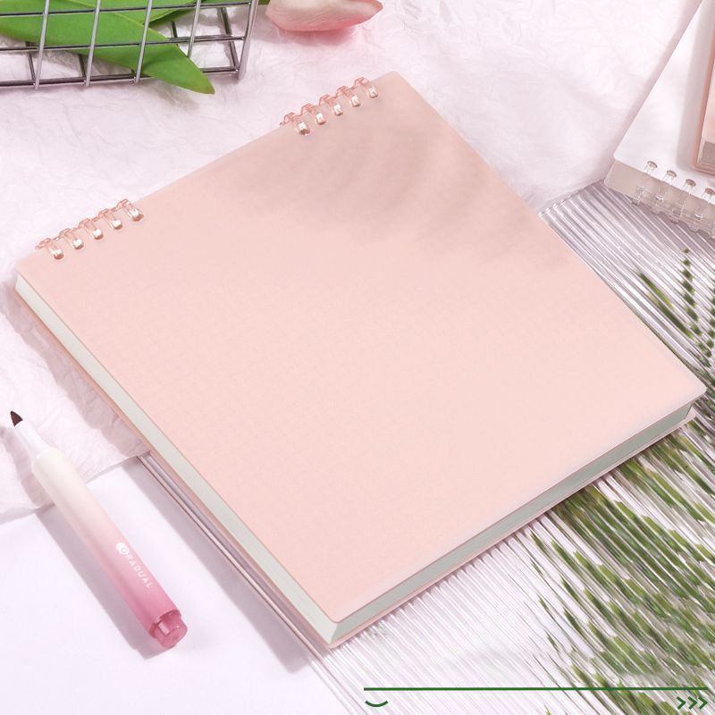 Blank Notebook Sakura Pink 60 Sheets/120 Pages