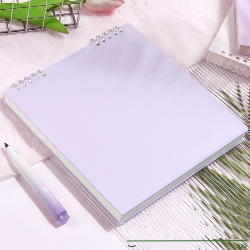 Blank Notebook Taro Purple 60 Sheets/120 Pages
