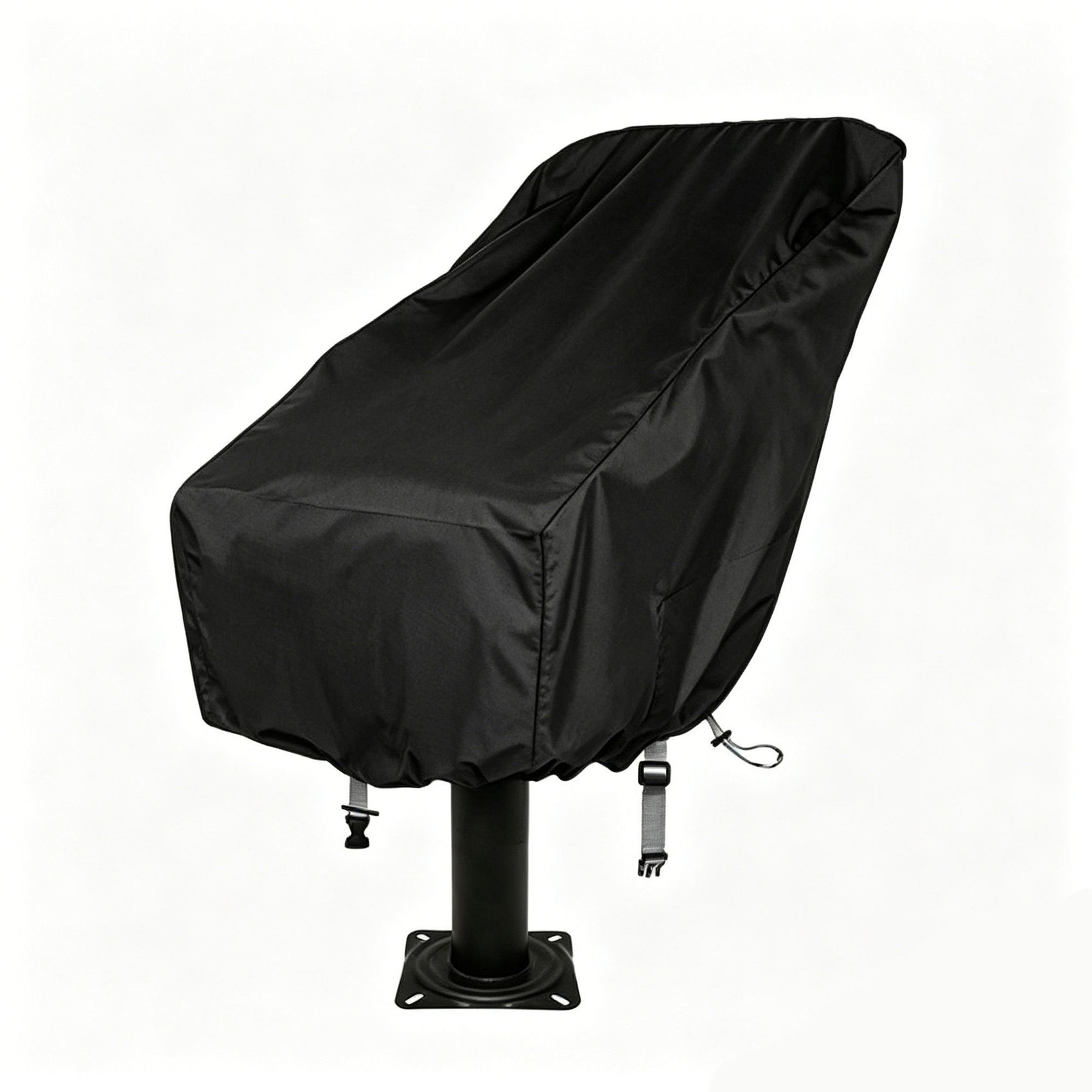 Waterproof Black Large Boat Captain Seat Cover