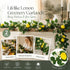 Artificial Lemon Green Leaf Vine Indoor Styling Greenery Set of 2