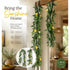 Willow Leaf Faux Lemon Vine Indoor Wall Greenery 2 Pack