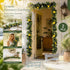 Dense Foliage Artificial Lemon Vine Full Greenery Hanging Decor Set of 2