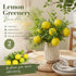 7 Head Herb Lemon Stem Style B Kitchen Window Decor 2 Pack