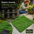 Dark Green Artificial Moss Sheet With Base Cloth 50cm脳50cm Mini Scene Turf
