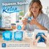 Crisp Blue Ice Cube Squishy 5cm 2 Pack, Twin Coastal Chill Sensory Toys