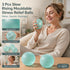Matte Dreamy Blue Squishy 6cm 3 Pack